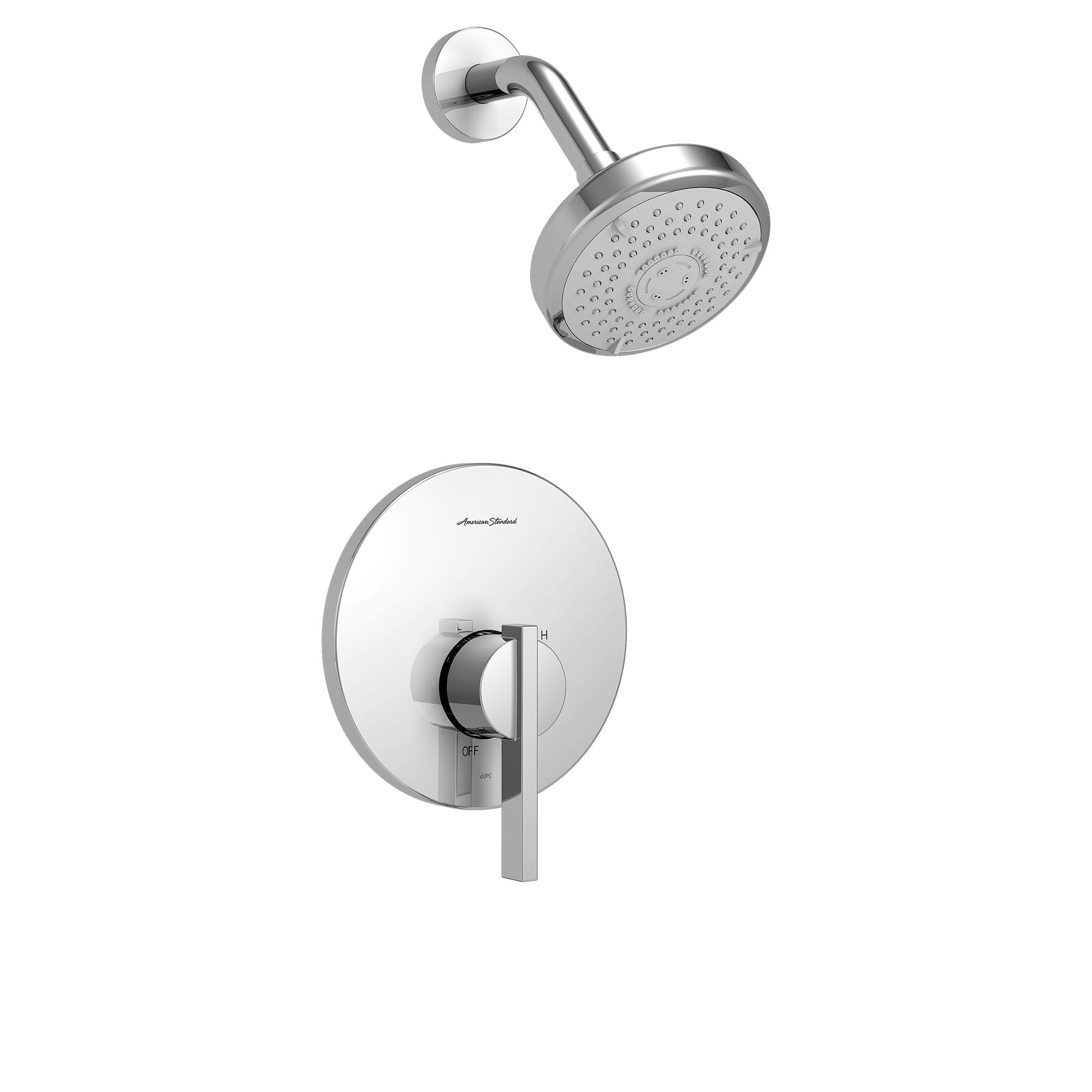 Berwick® 1.75 gpm/6.6 L/min Shower Trim Kit With 3-Function Showerhead, Double Ceramic Pressure Balance Cartridge and Lever Handle